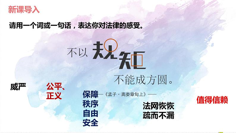 9.2 法律保障生活 课件-2020-2021学年初中道德与法治 人教版七年级下册（共21张）第1页