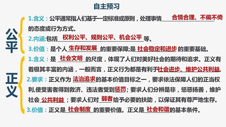 8.1 公平正义的价值 课件-2020-2021学年初中道德与法治人教版八年级下册（共17张）03