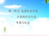 八年级上册道法部编本新人教版八年级上册1.1我与社会ppt课件