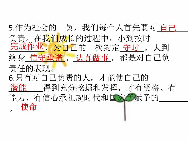 八年级上册道法第六课第一课时我对谁负责谁对我负责(25张)ppt课件第5页