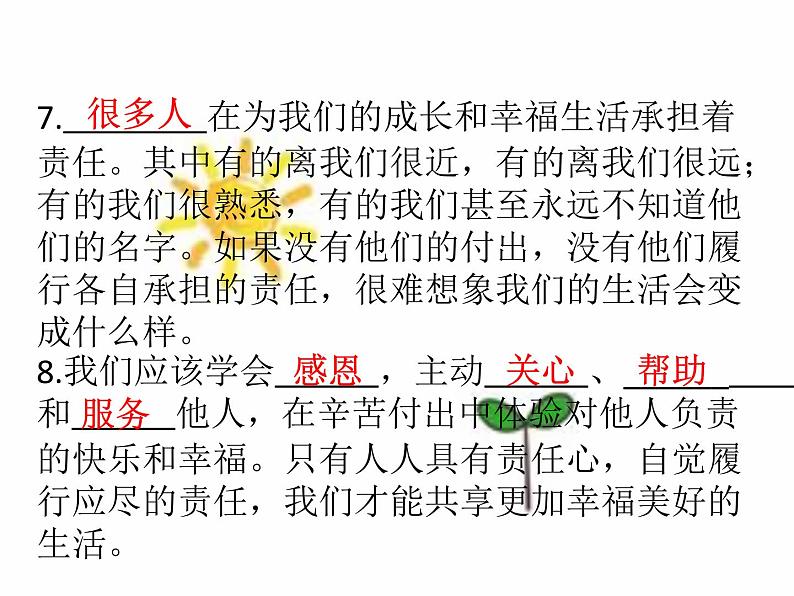 八年级上册道法第六课第一课时我对谁负责谁对我负责(25张)ppt课件第6页