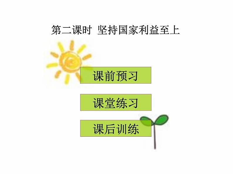 八年级上册道法第八课第二课时坚持国家利益至上(24张)ppt课件第2页