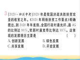 安徽专版九年级道德与法治下册精题汇编中国人中国梦作业课件新人教版