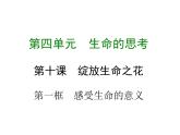 部编版七年级道德与法治上册课件：第十课 第一框  感受生命的意义 （共15张ppt）