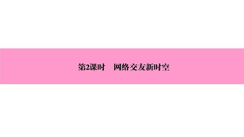 部编版七年级上册道德与法治第二单元 友谊的天空第五课 交友的智慧 5.2 网上交友新时空习题课件第2页