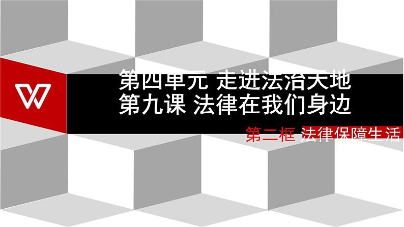 部编版道德与法治七年级下册 法律保障生活实用课件02