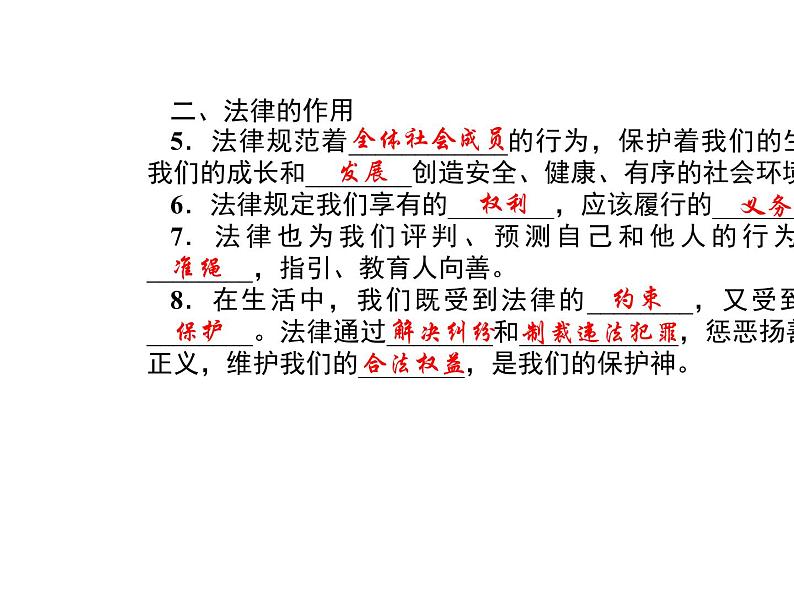 部编版道德与法治七年级下册 第九课　法律在我们身边  第2课时　法律保障生活课件PPT第3页