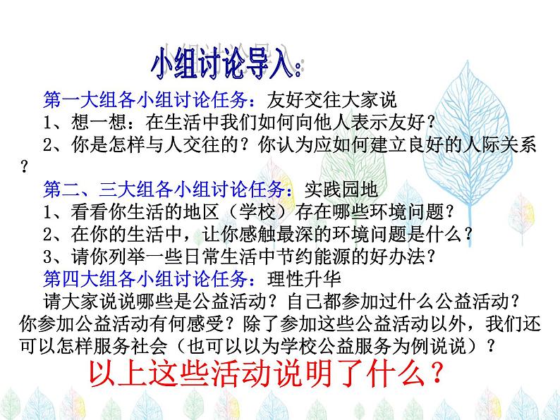 （人教部编版）八年级道德与法治上册教学课件：1.2 在社会中成长（共17张ppt）第2页