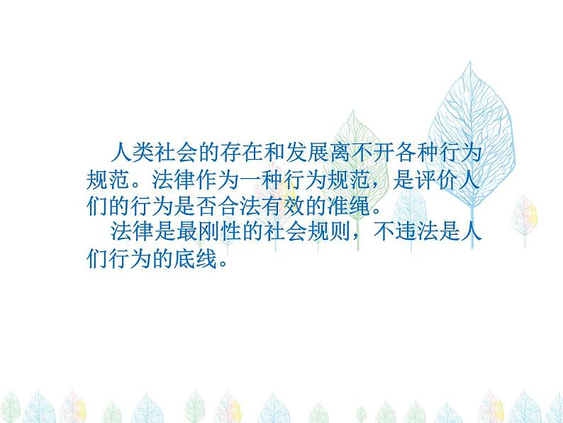 （人教部编版）八年级道德与法治上册教学课件：5.1法不可违 （共23张ppt）第5页