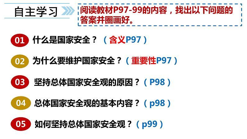 部编版道德与法治八年级上册 9.1 认识总体国家安全观 课件（16张ppt）第6页