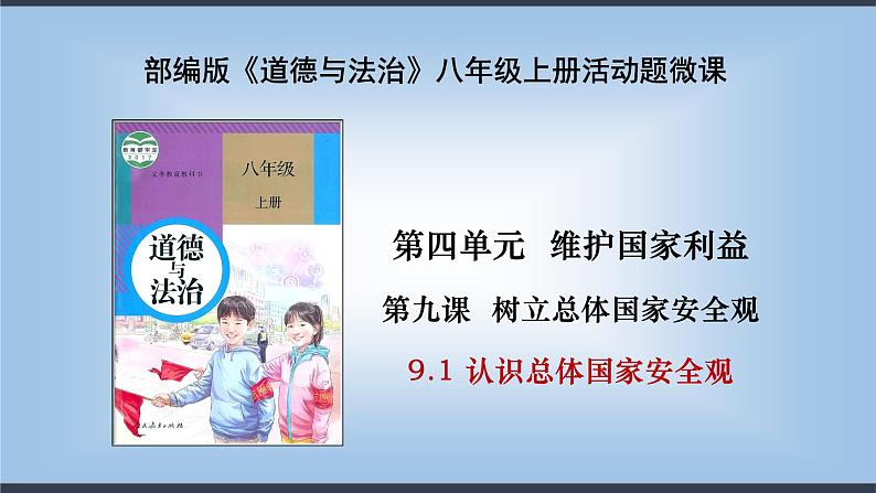 部编版道德与法治八年级上册 9.1 认识总体国家安全观  课件（共11张PPT）01