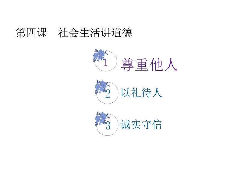 部编版道德与法治八年级上册 4.1尊重他人 课件（共16张PPT）第2页