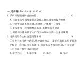 八年级道德与法治上册同步作业课件：第二单元达标测试题 （共24张ppt）