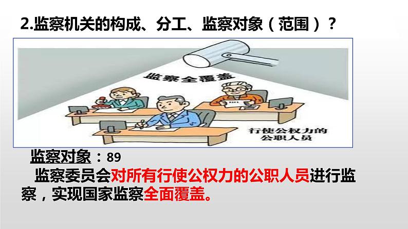 部编版道德与法治八年级下册 6.4 国家监察机关课件（24张PPT）第5页