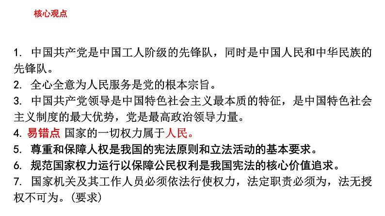 部编版八年级下册道德与法制---第一单元复习课件坚持宪法至上07