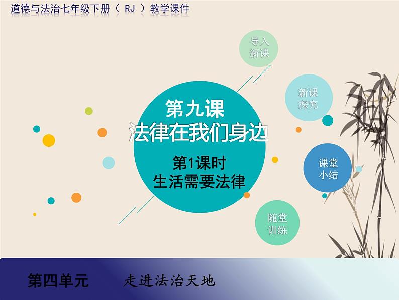 2021-2022学年部编版道德与法治七年级下册 9.1 生活需要法律课件（共计44张PPT）04