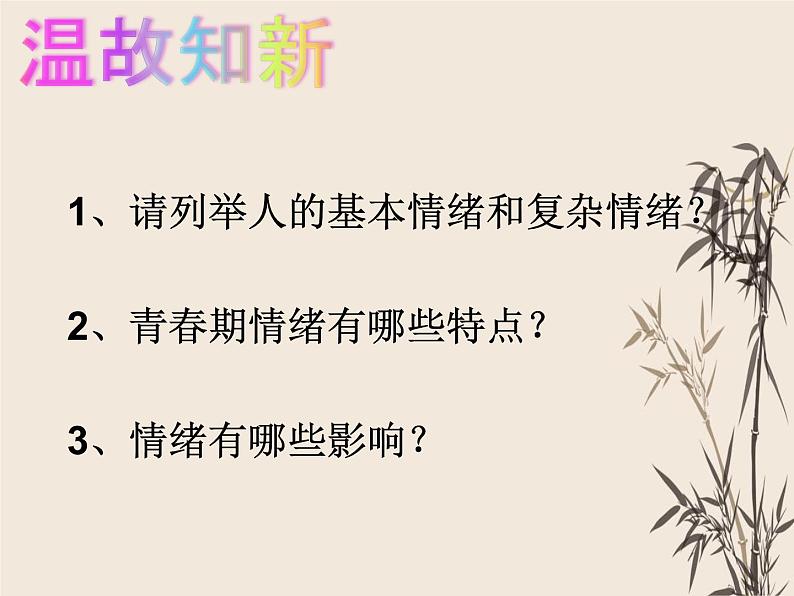 2021-2022学年部编版道德与法治七年级下 4.2 情绪的管理用课件（共计52张PPT）第1页