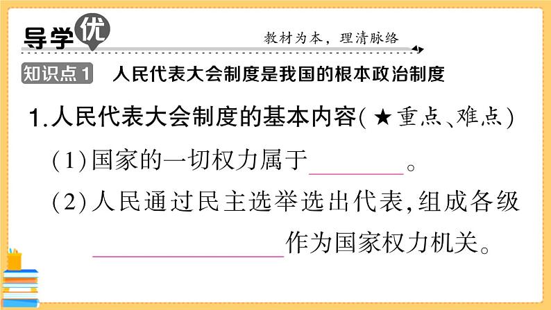 道德与法治八下 第一单元知识总结 习题课件PPT02