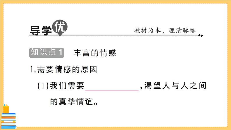 道德与法治七年级下册2.5.1 我们的情感世界 习题课件PPT02