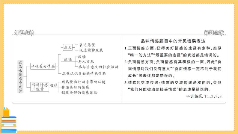 道德与法治七年级下册2.5.2 在品味情感中成长 习题课件PPT08