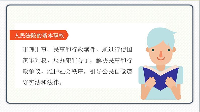 人教版道德与法治八年级下册 6.5国家司法机关 课件06