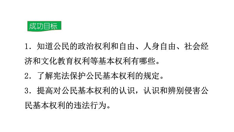 3.1公民基本权利课件2021-2022学年部编版道德与法治八年级下册第4页