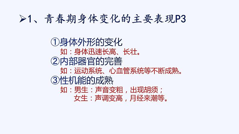 2021-2022学年部编版道德与法治七年级下册 1.1 悄悄变化的我课件（共计20张PPT）第5页