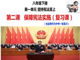 2021-2022學年部編版道德與法治八年級下冊 第二課 保障憲法實施復習課件（24張PPT）