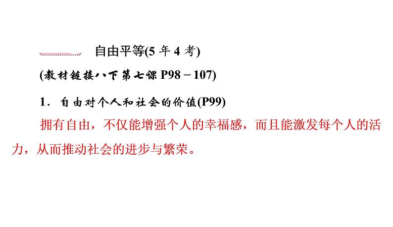 2022年河北中考道德与法治一轮复习课件：专题二  第5课时　崇尚法治精神第2页