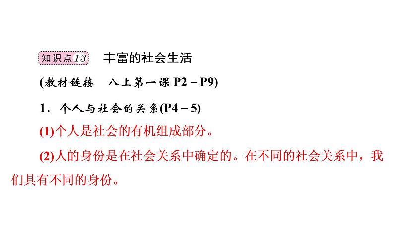 2022年河北中考道德与法治一轮复习课件：专题四第4课时　积极适应社会发展第2页