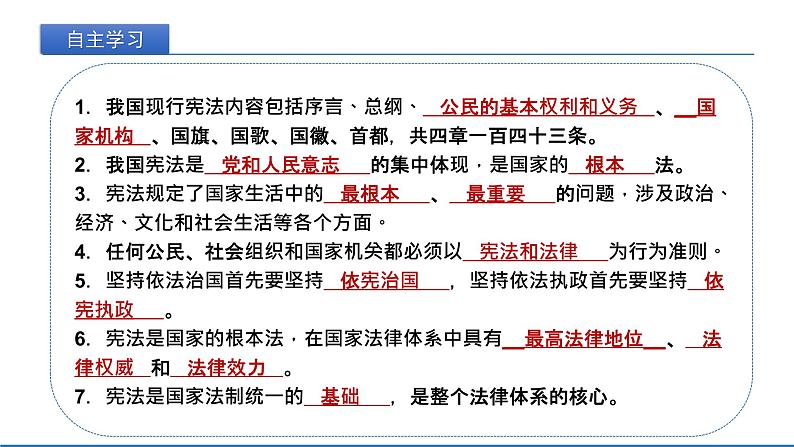 2021-2022学年统编版道德与法治七年级下册 2.1 坚持依宪治国  课件 （24张）第3页