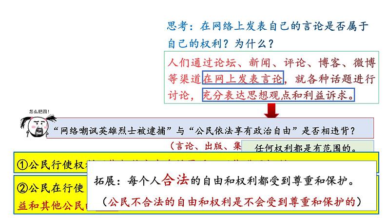 2021-2022学年统编版道德与法治七年级下册 3.2 依法行使权利  课 件 （20张）课件PPT第6页