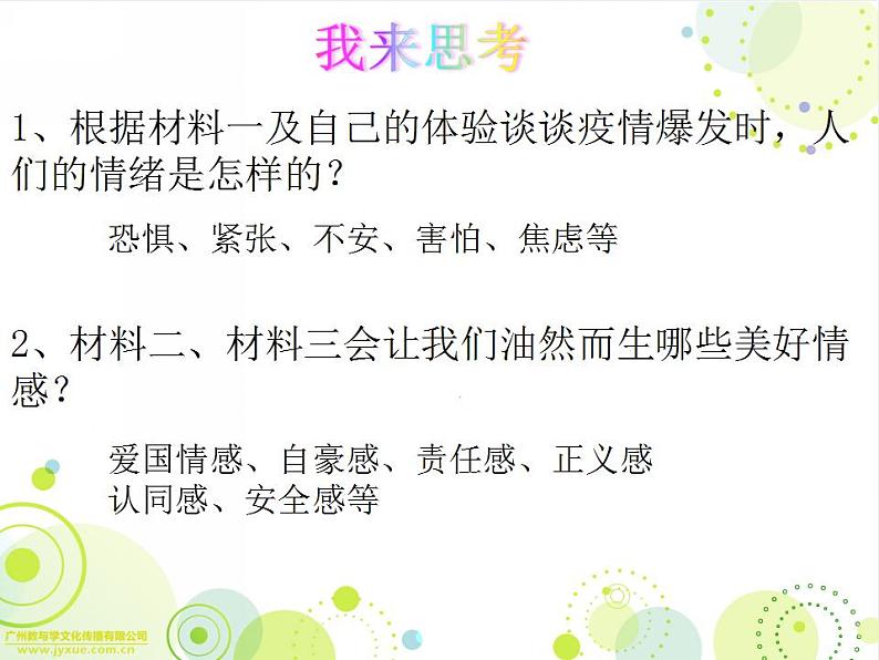 2021-2022学年部编版道德与法治七年级下册 第二单元 做情绪情感的主人复习课件（50张PPT）第3页