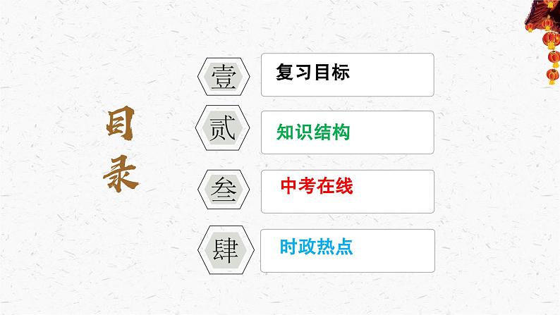 2021-2022学年部编版道德与法治九年级上册 第四单元 和谐与梦想复习课件（24张PPT）第2页