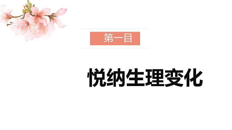 2021-2022学年统编版七年级下册1.1悄悄变化的我 课件第6页