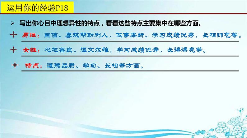 2021-2022学年统编版七年级下册2.2 青春萌动 课件（22张）第5页