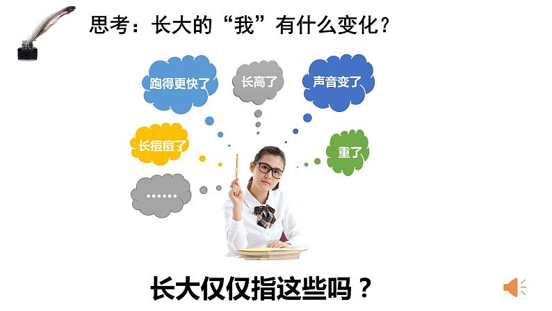 2021-2022学年统编版七年级下册1.2成长的不仅仅是身体 课件（25张）第1页