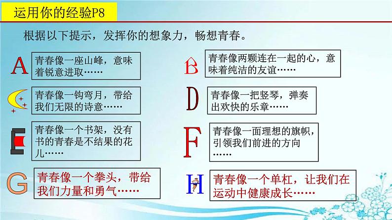 2021-2022学年统编版七年级下册1.2 成长的不仅仅是身体课件（31张）第5页