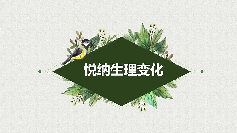 2021-2022学年统编版七年级下册1.1悄悄变化的我 课件（30张） (2)第5页