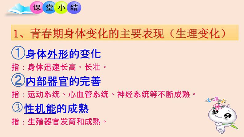 2021-2022学年统编版七年级下册 1.1悄悄变化的我 课件 （27张）第5页