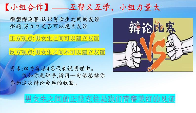 2021-2022学年统编版七年级下册 2.2 青春萌动  课件（15张）第5页