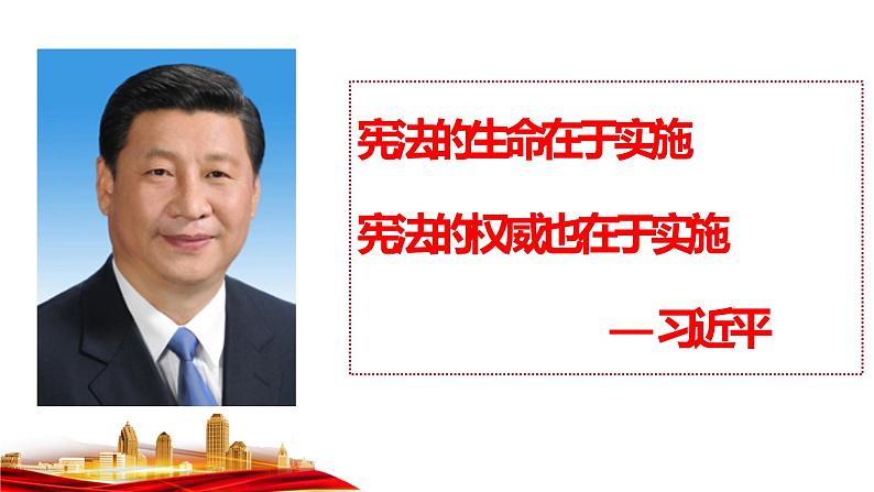 2021-2022学年统编版八年级下册 2.1 坚持依宪治国  课件 （42张）第3页