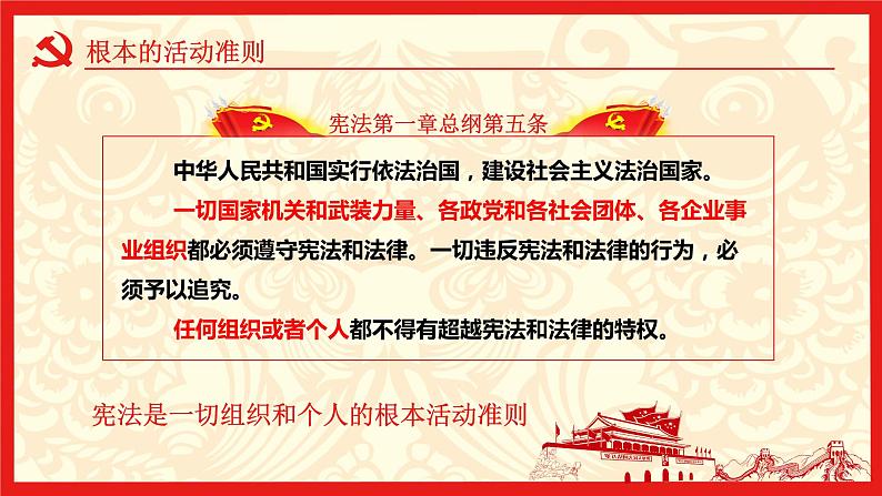 2021-2022学年统编版八年级下册 2.1 坚持依宪治国_  课件 （25张）第7页