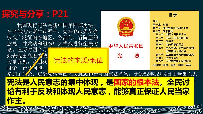 2021-2022学年统编版八年级下册 2.1坚持依宪治国-  课件 （30张）第7页