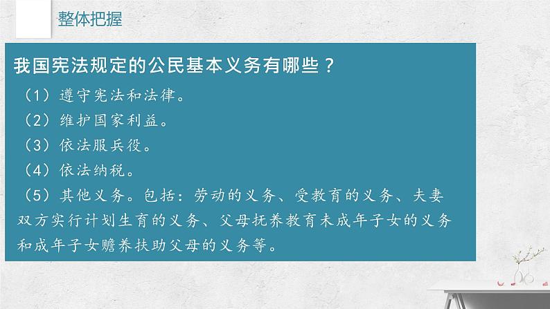 2021-2022学年统编版八年级下册 4.1公民基本义务  课件 （27张）第4页