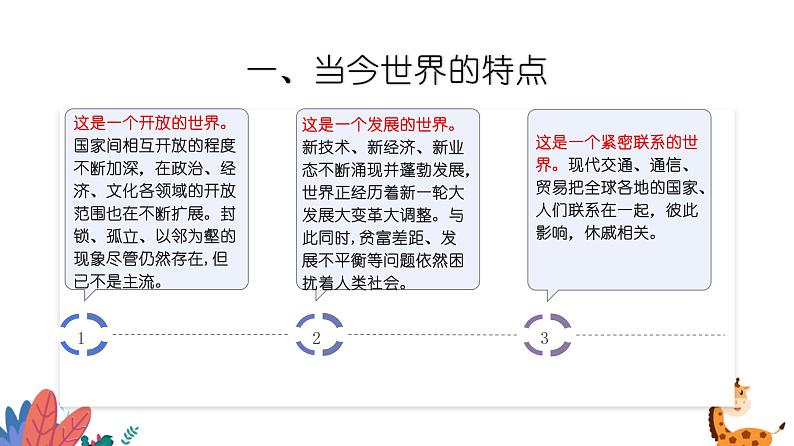 2021-2022统编版九年级下册 1.1 开放互动的世界  课件 （29张）第6页