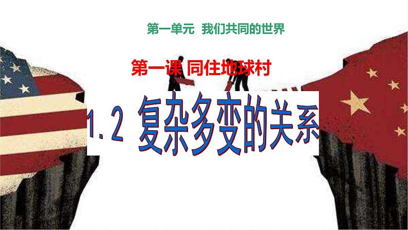 2021-2022统编版九年级下册 1.2复杂多变的关系  课件 （21张） (2)第3页