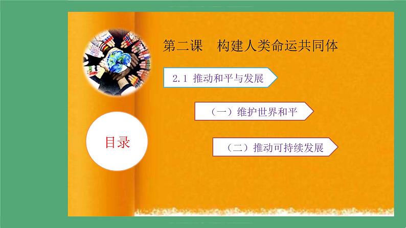 2021-2022统编版九年级下册 2.1 推动和平与发展   课件 （22张）第3页