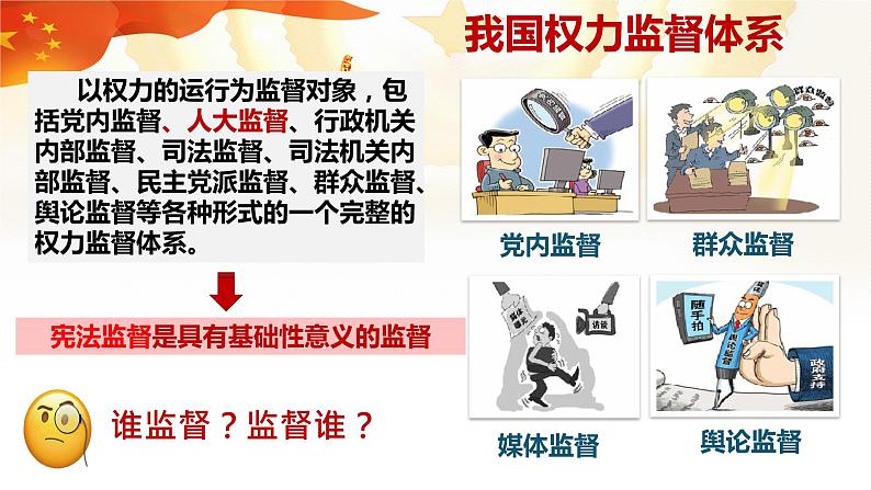 2.2 加强宪法监督 课件-2021-2022学年部编版道德与法治八年级下册07