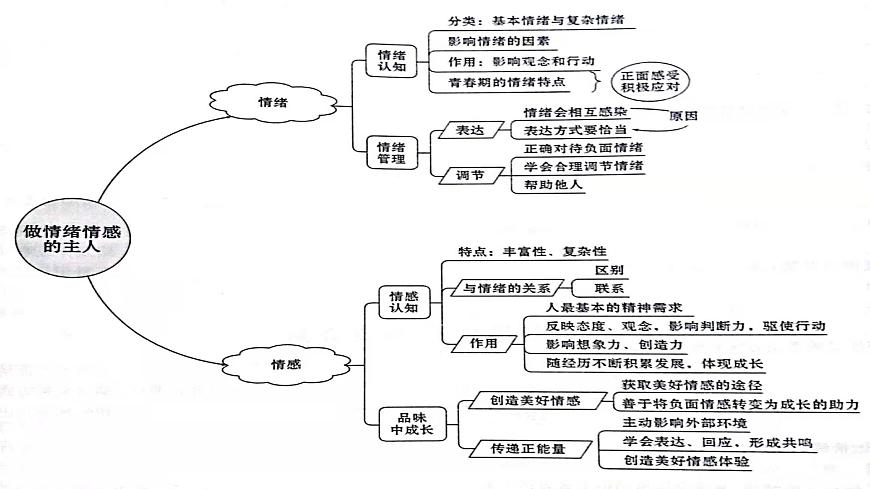 七年级下册第二单元做情绪情感的主人课件2022年中考道德与法治一轮基础复习第3页